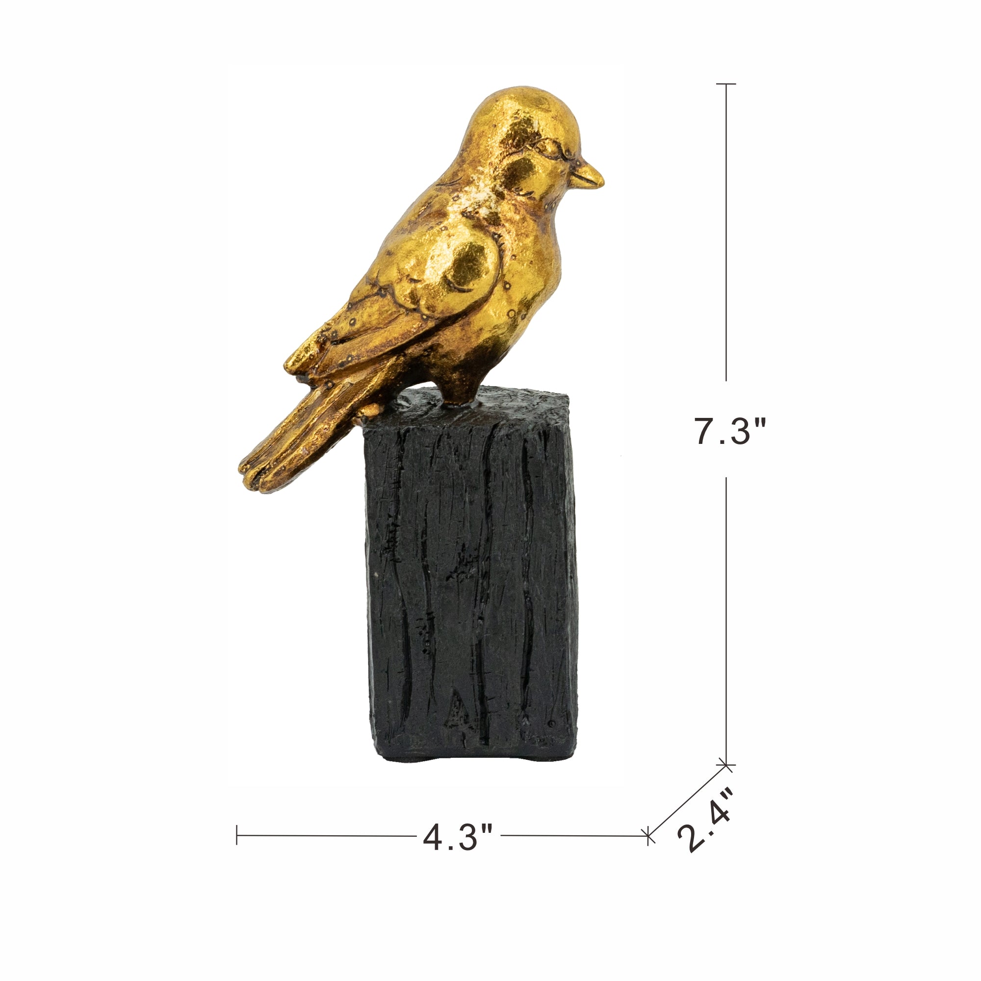 Sparrow Sculpture on Branch