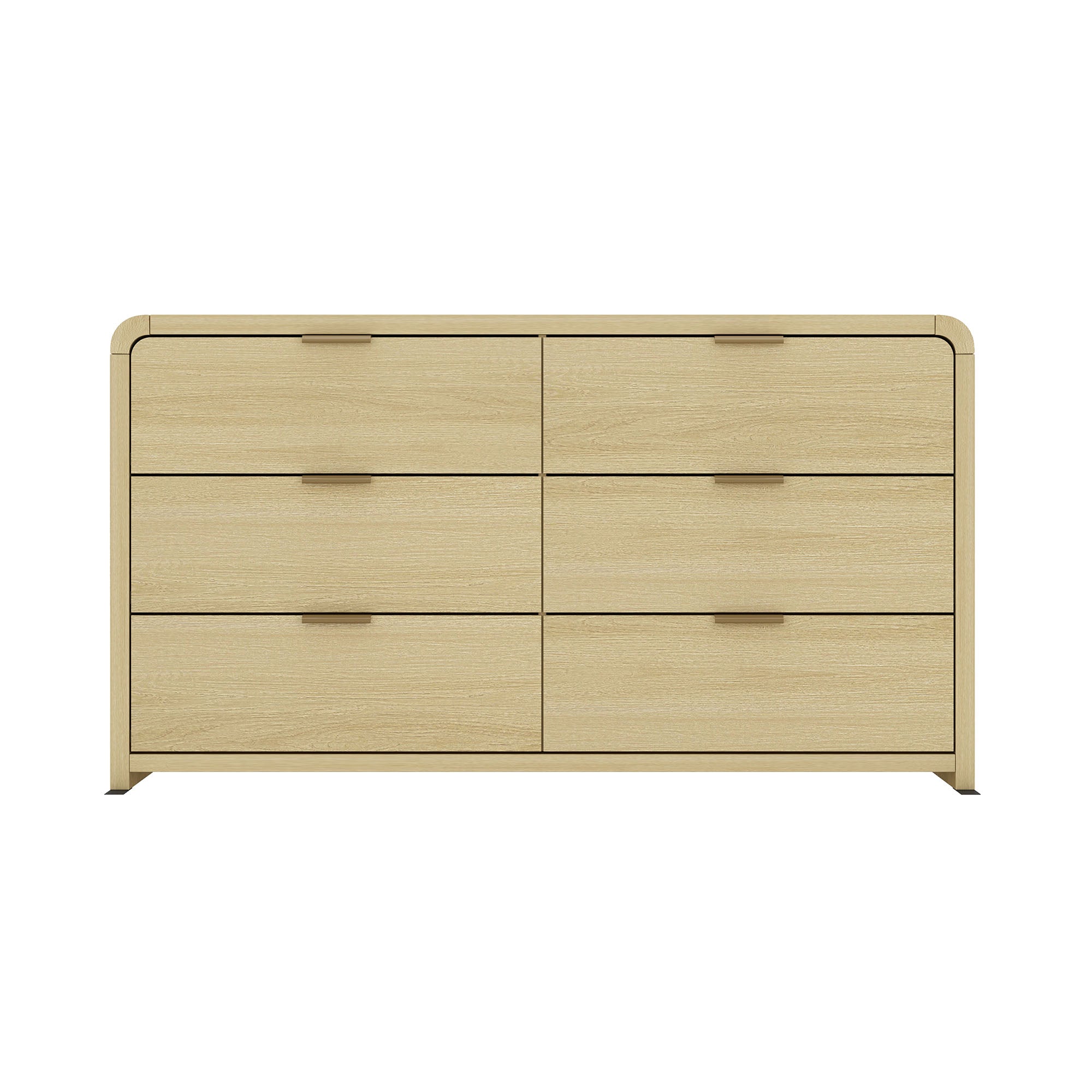 Grace Modern 60 Double Dresser with 6 Drawers