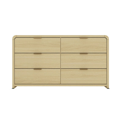 Grace Modern 60 Double Dresser with 6 Drawers