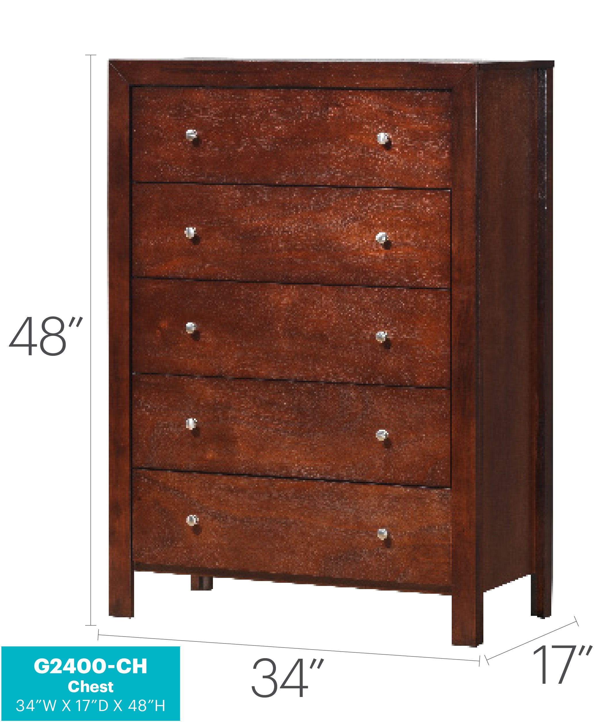 Burlington Chest, Cherry