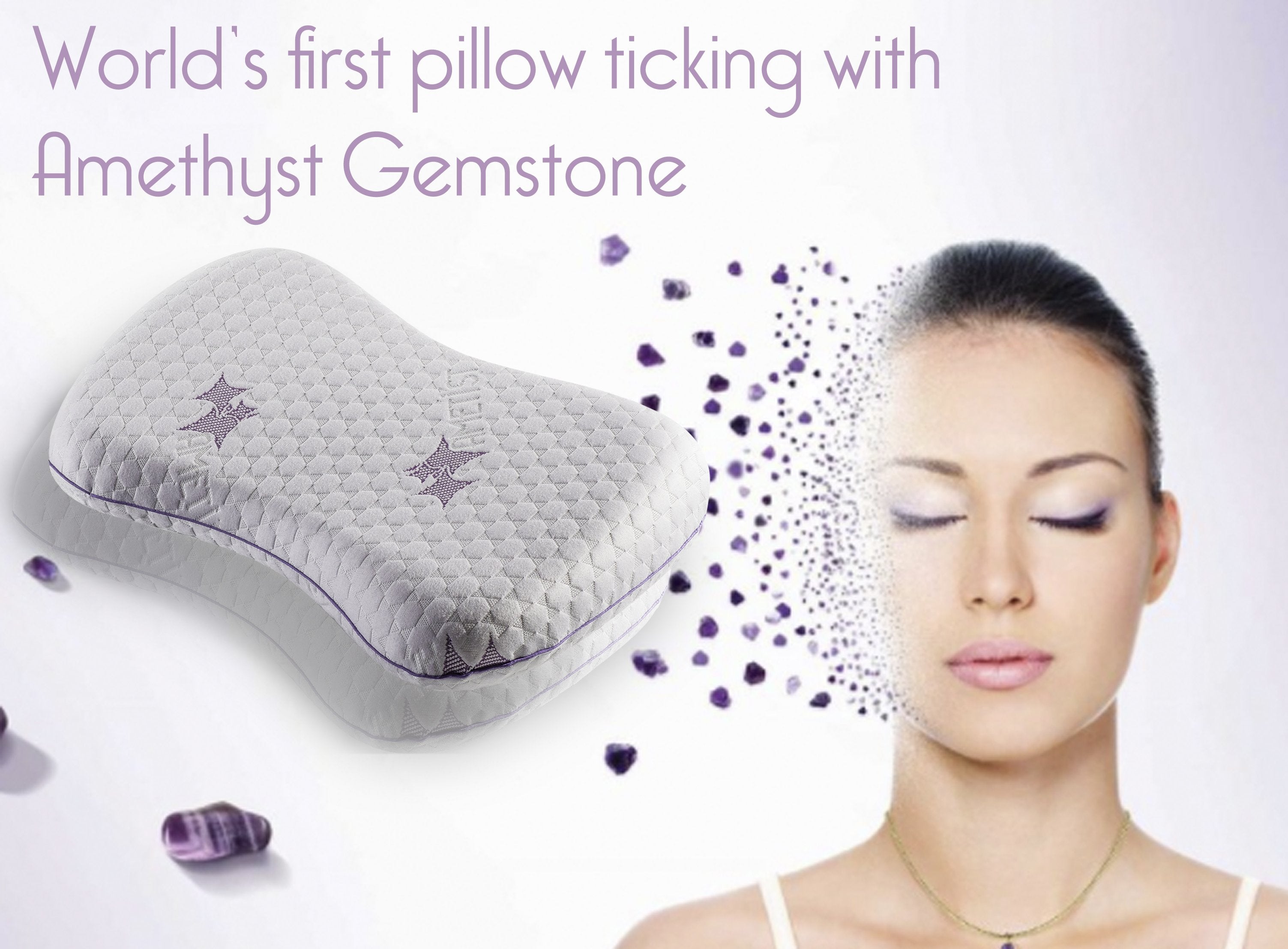 Ametist Neck Support Serene Memory Foam Standard Pillow
