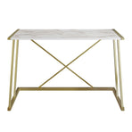 Anemon 47'' Wide Computer Desk with Crossbar Metal Frame