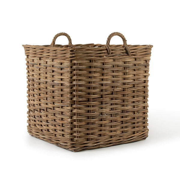 Handmade Rattan Square Basket