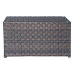 Rattan Wicker 2-Person Seating Set with Cushions