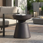 Outdoor Lightweight Concrete Side Table