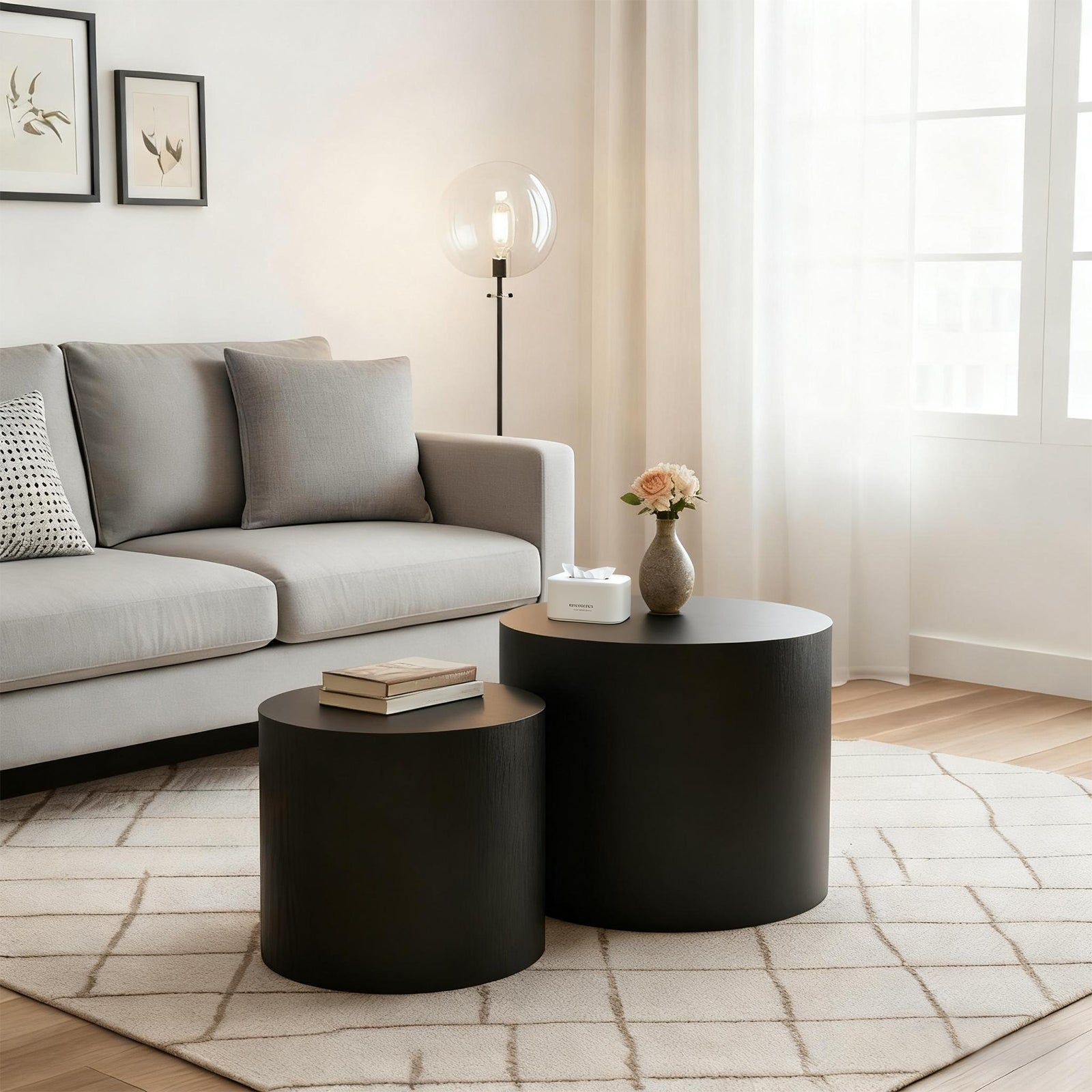 Nesting Coffee Table Set of 2