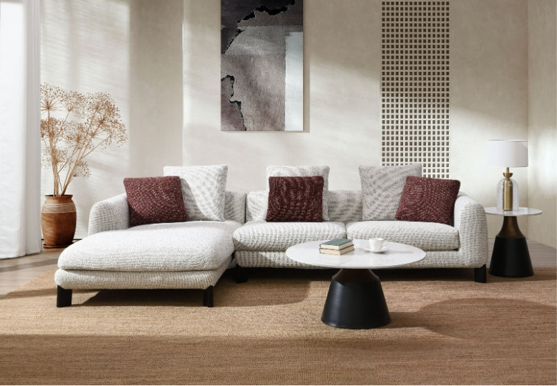 Mardi Maroon Sectional Sofa
