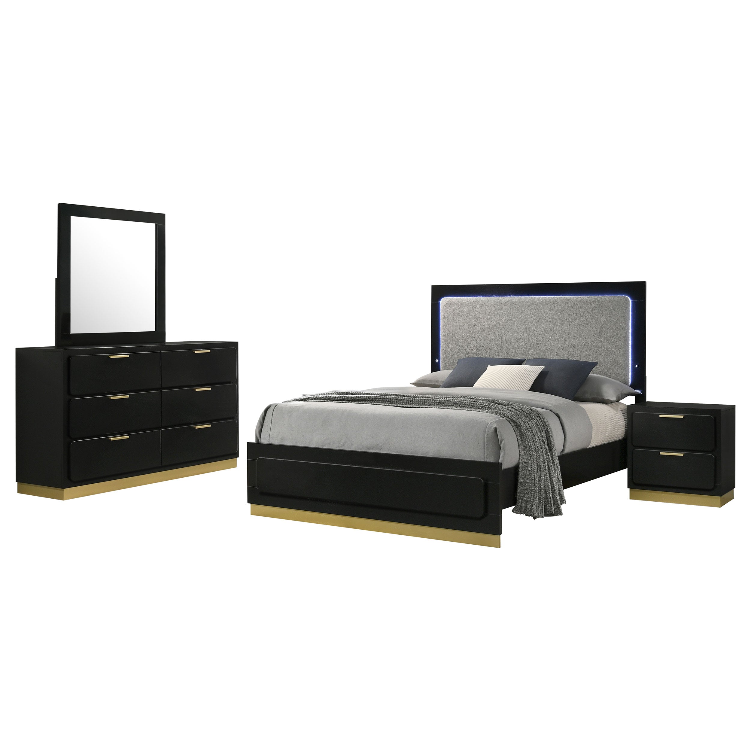 Soma Modern Bedroom Set - Queen