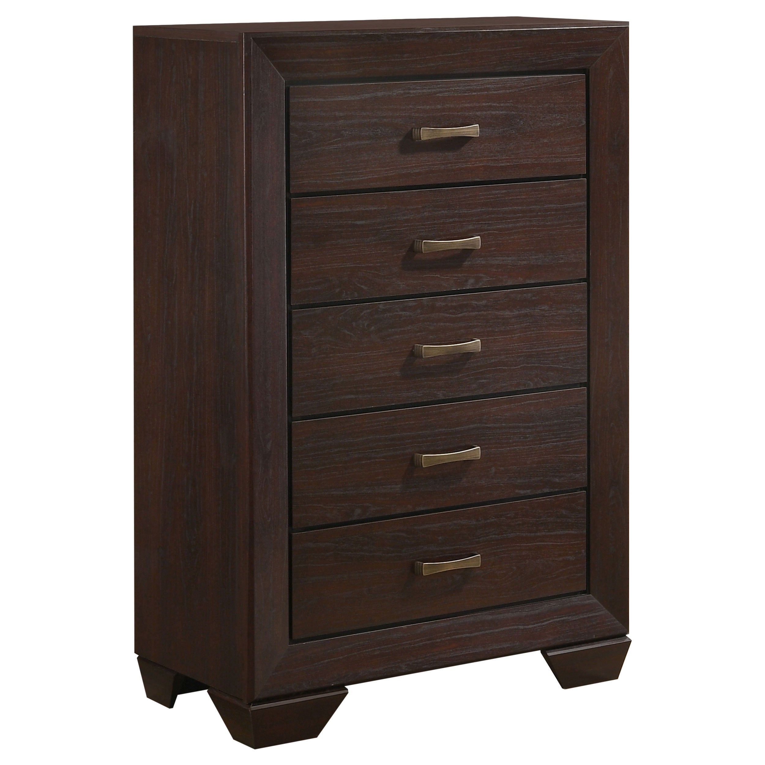 Oatfield Dark Cocoa 5-Piece King Bedroom Set