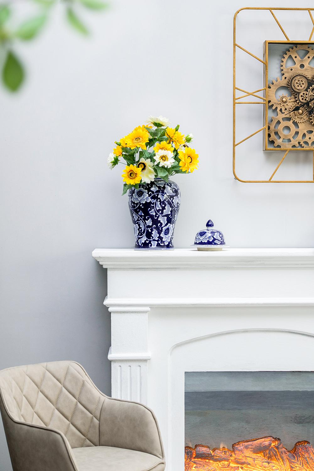 Genuine Porcelain Decorative Ginger Jar