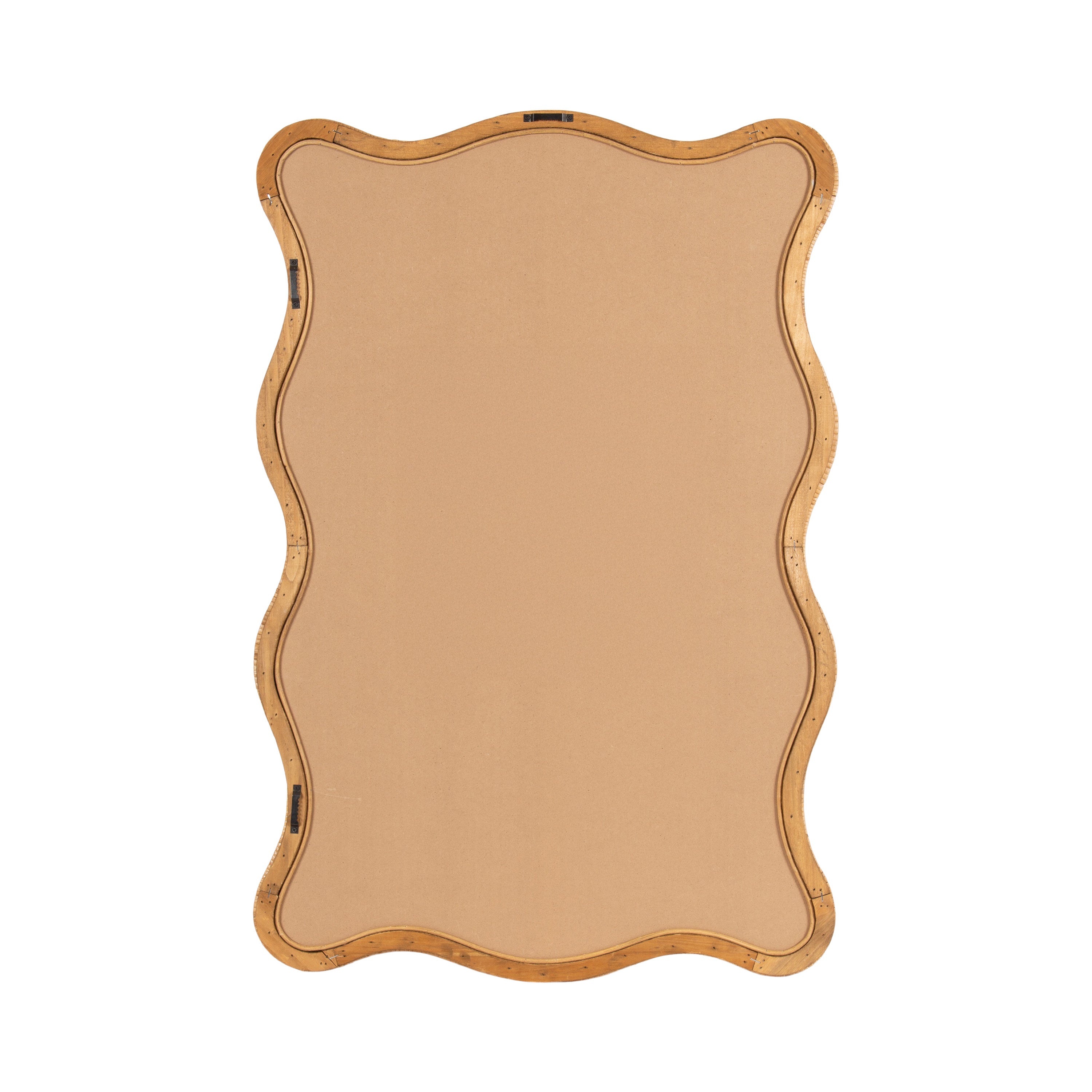 Rahfy Rattan Rectangle Scallop Mirror