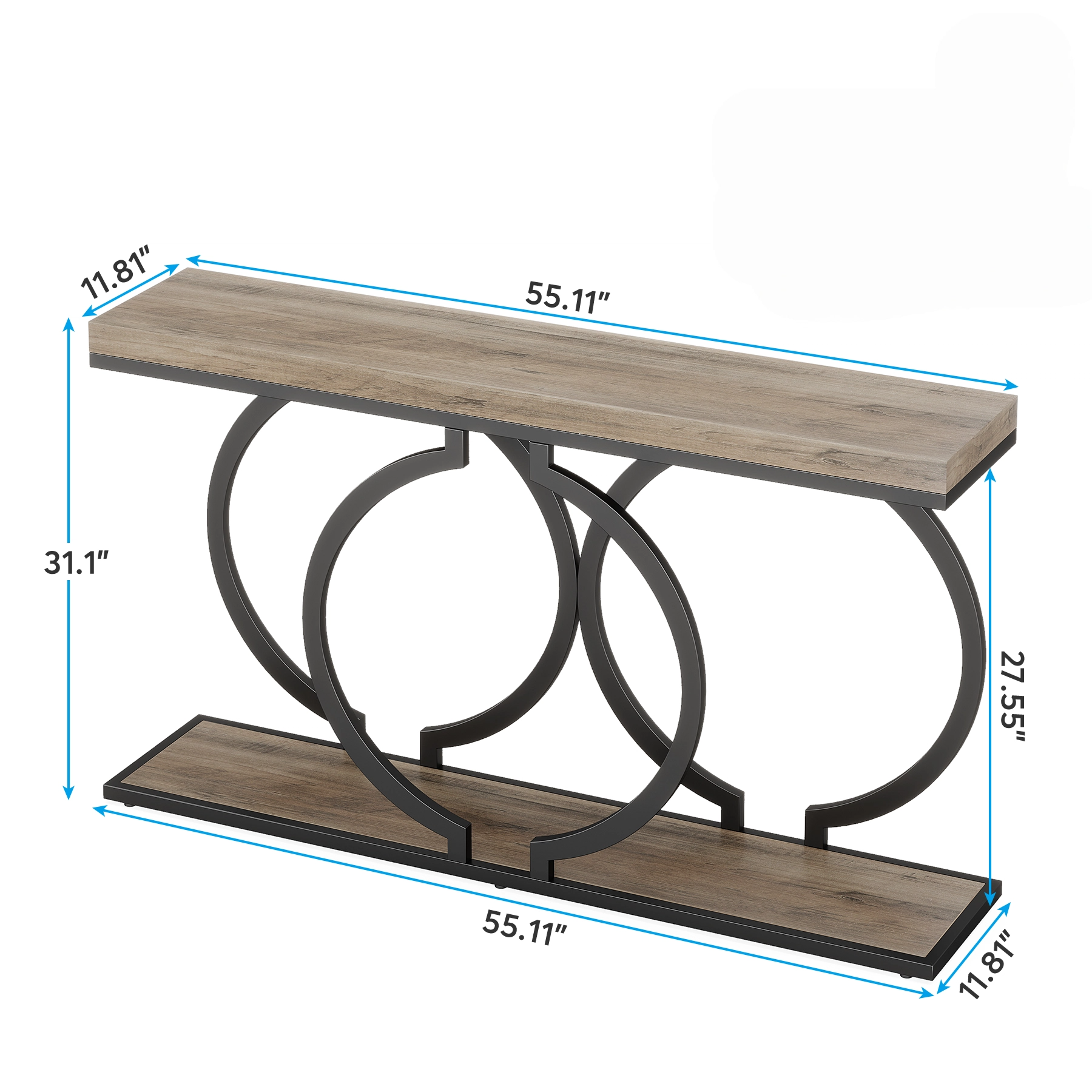Industrial Console Table - 55