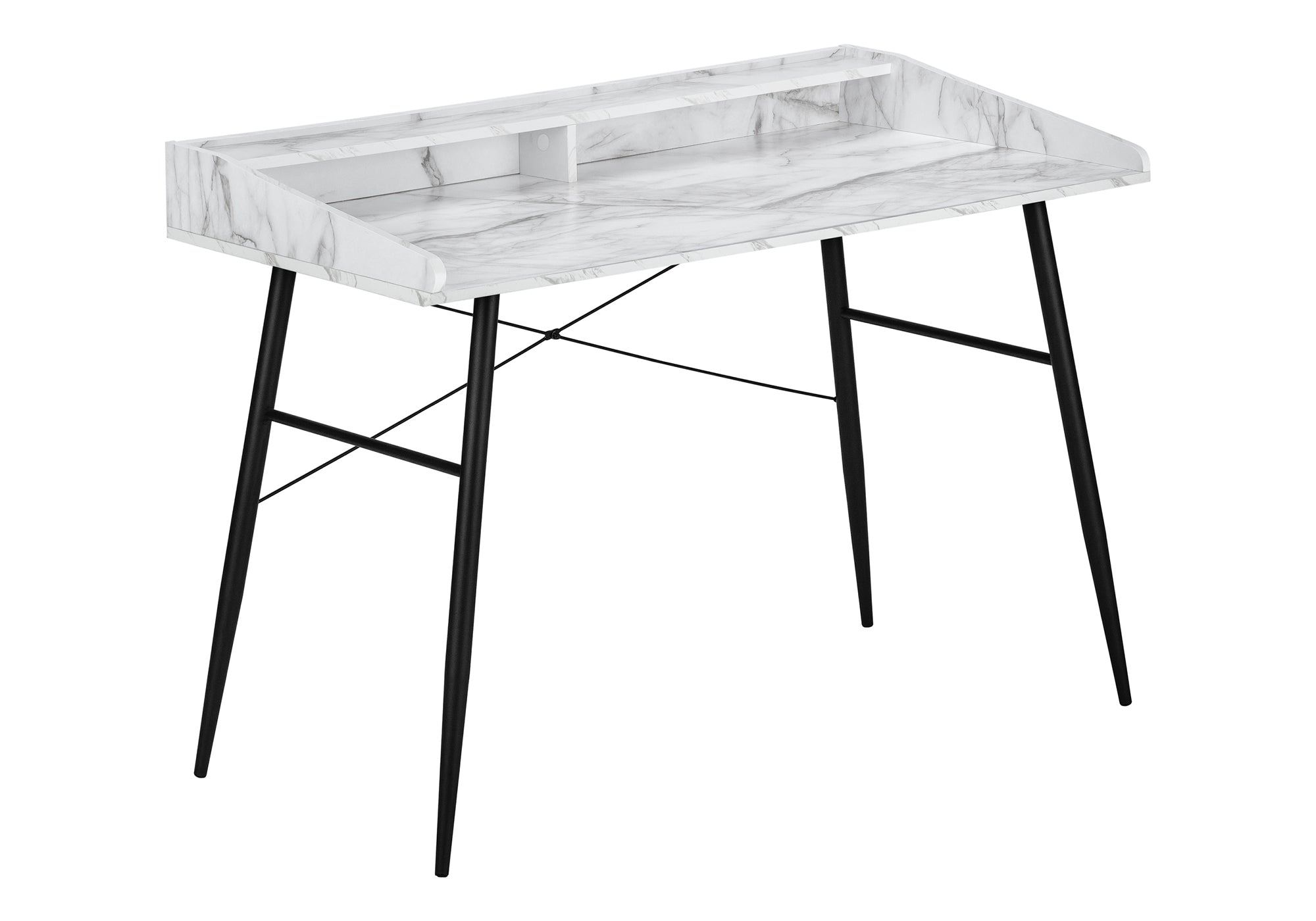 Computer Desk with Storage Shelves