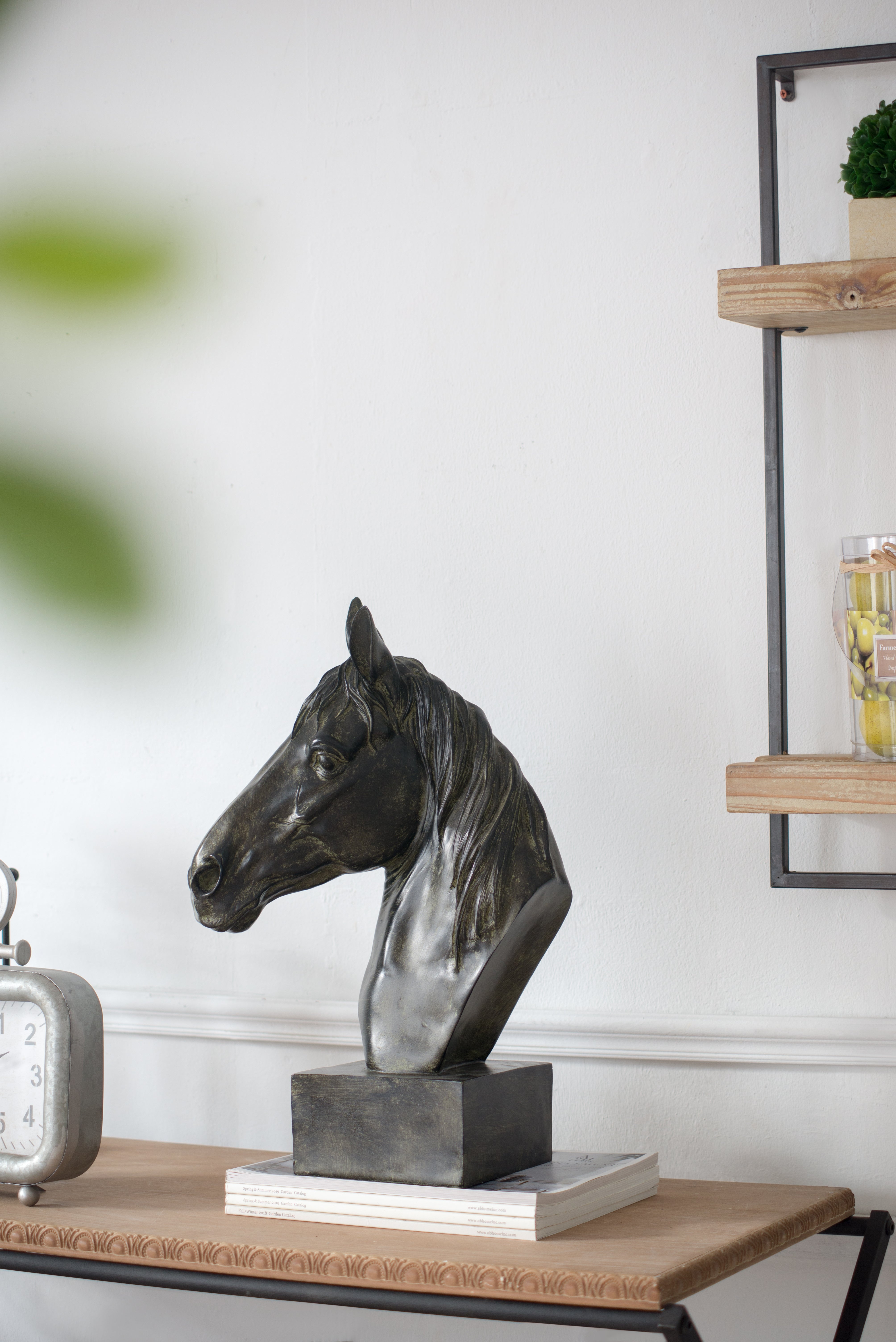 Equine Sculpture On Base