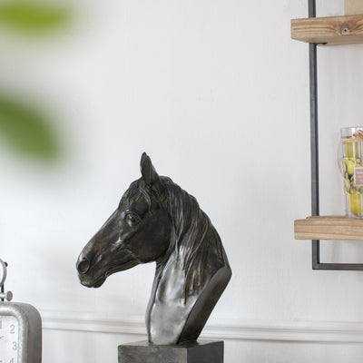 Equine Sculpture On Base