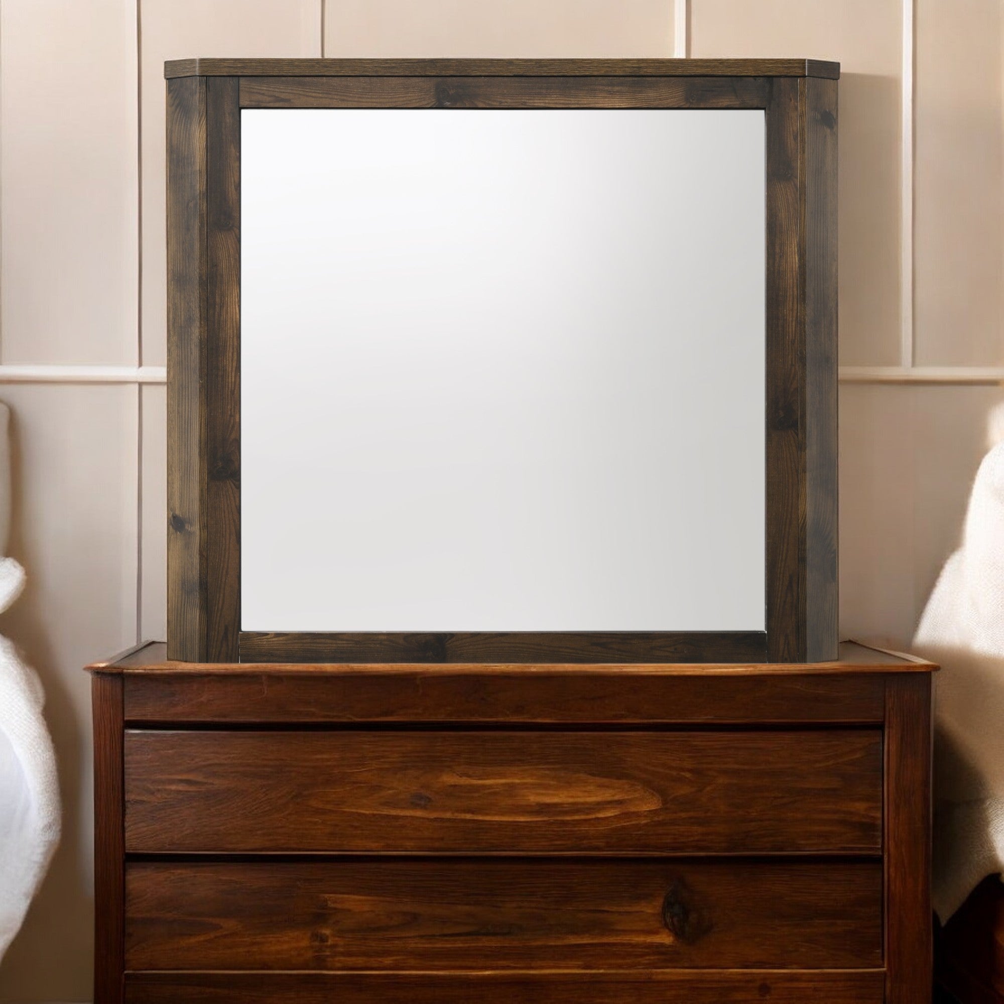 Elettra Rustic Vanity & Dresser Mirror