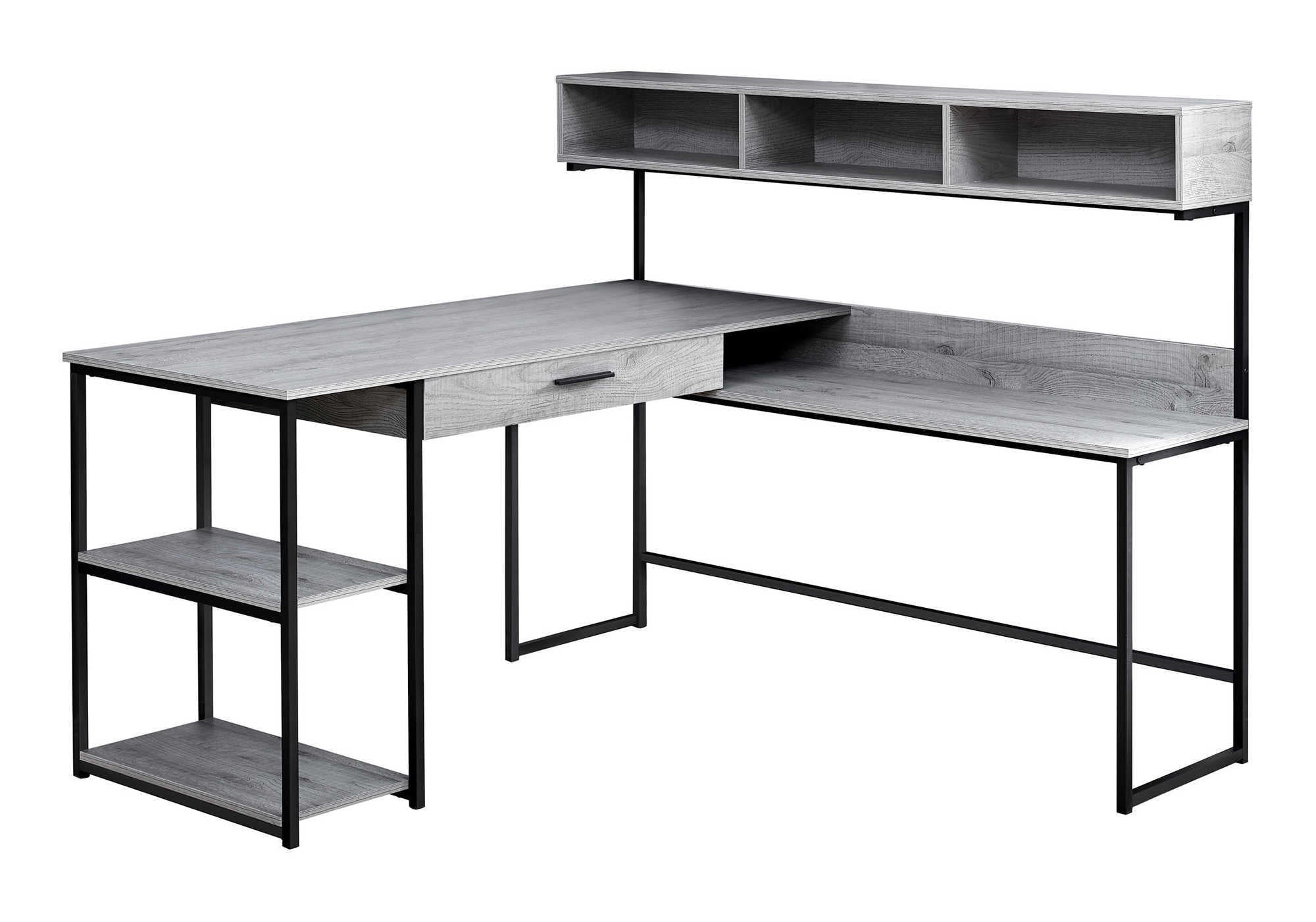 L-Shaped Computer Desk for Home Office with Storage Drawers