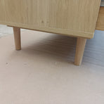 59.06" 6-Drawer Rattan Dresser