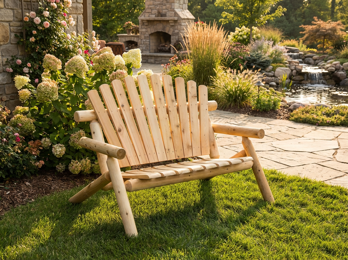 Outdoor Wood Bench