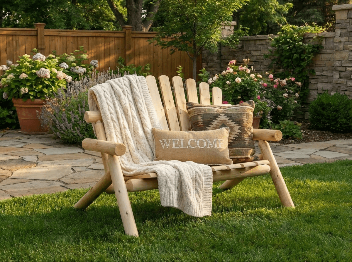 Outdoor Wood Bench