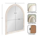 Rahfy Arch Framed Wall Mirror