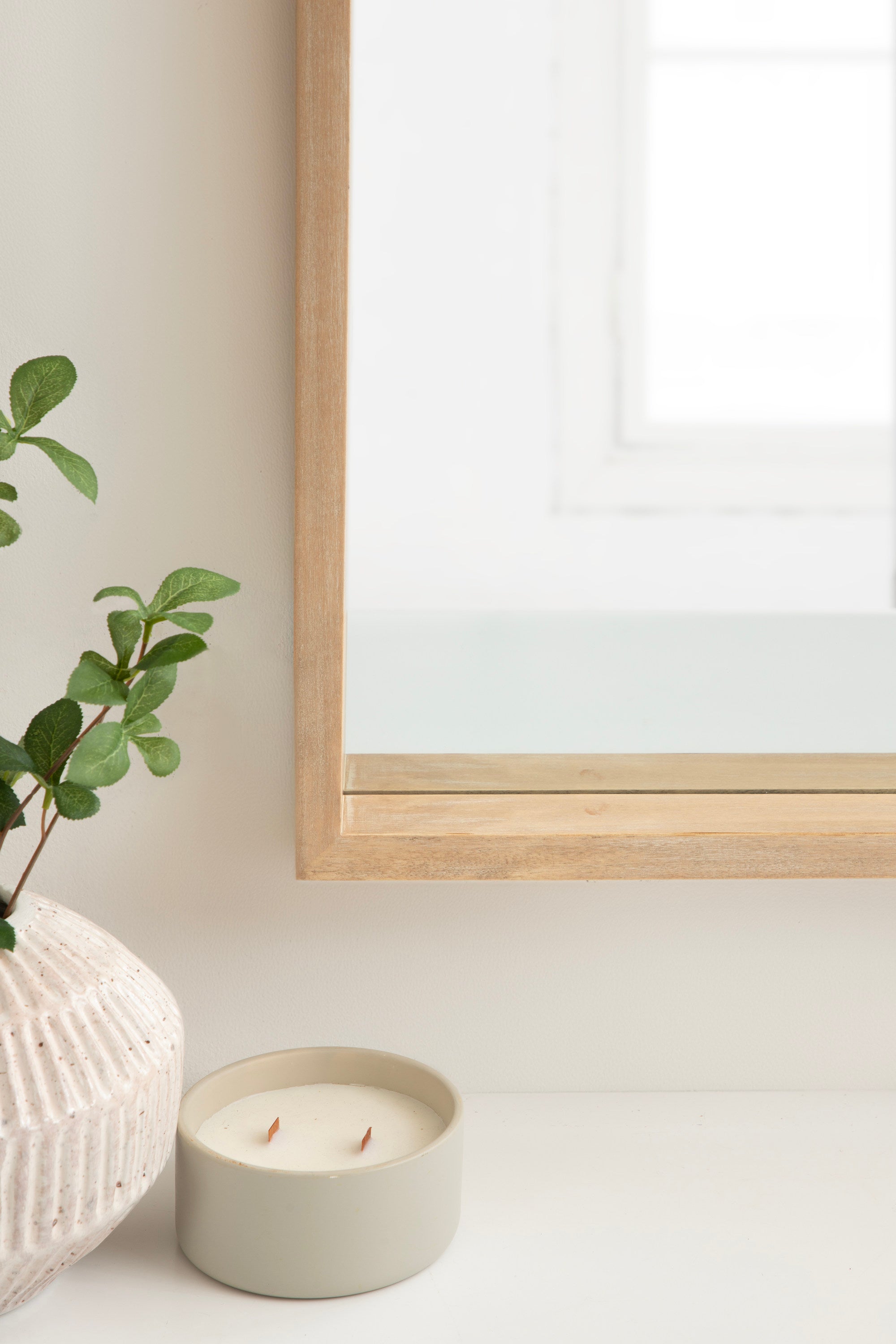 Hutton Wood Framed Arch Mirror
