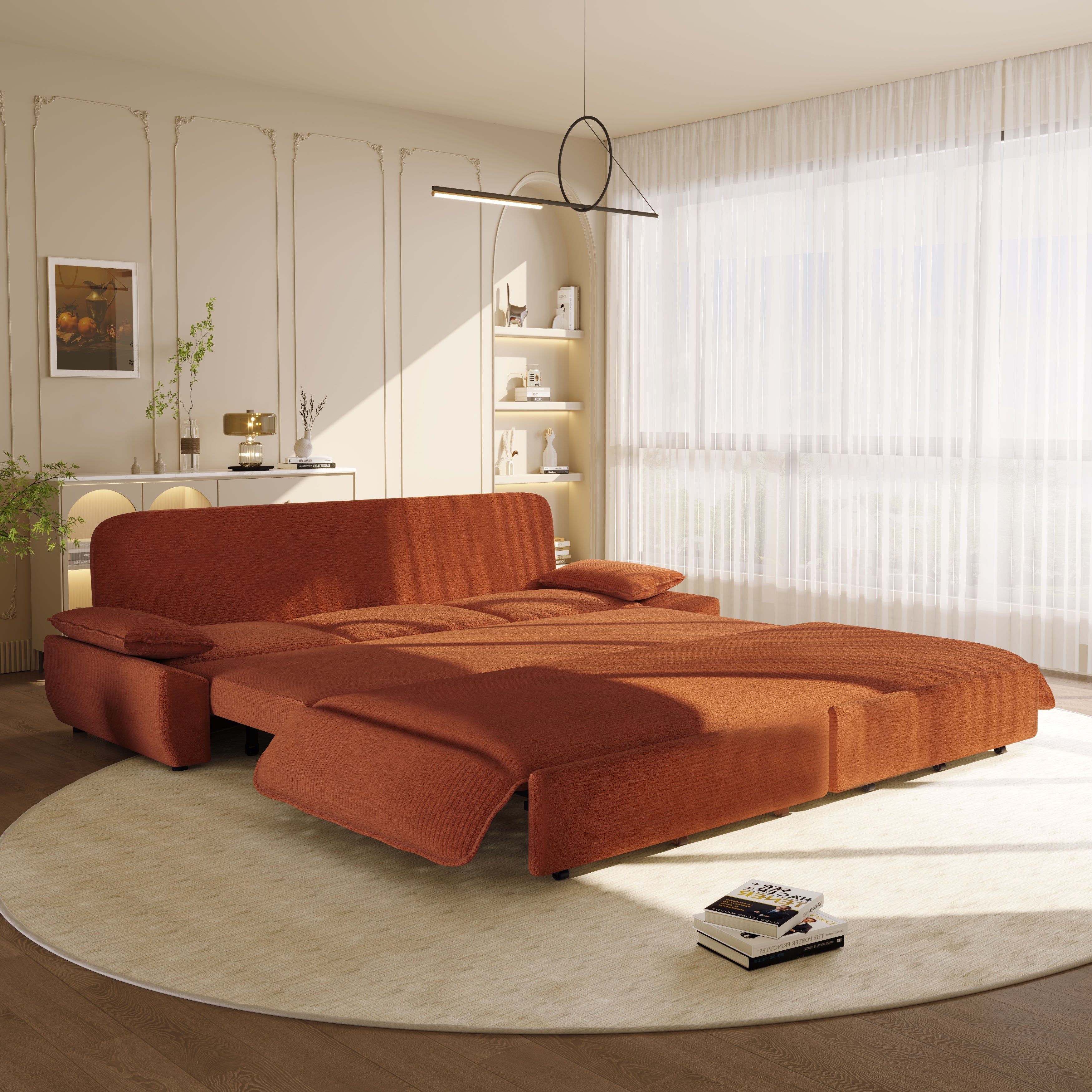 3-in-1 Convertible Sleeper Sofa Bed