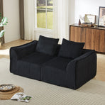 Minimalist Sofa Featuring Curved Lines
