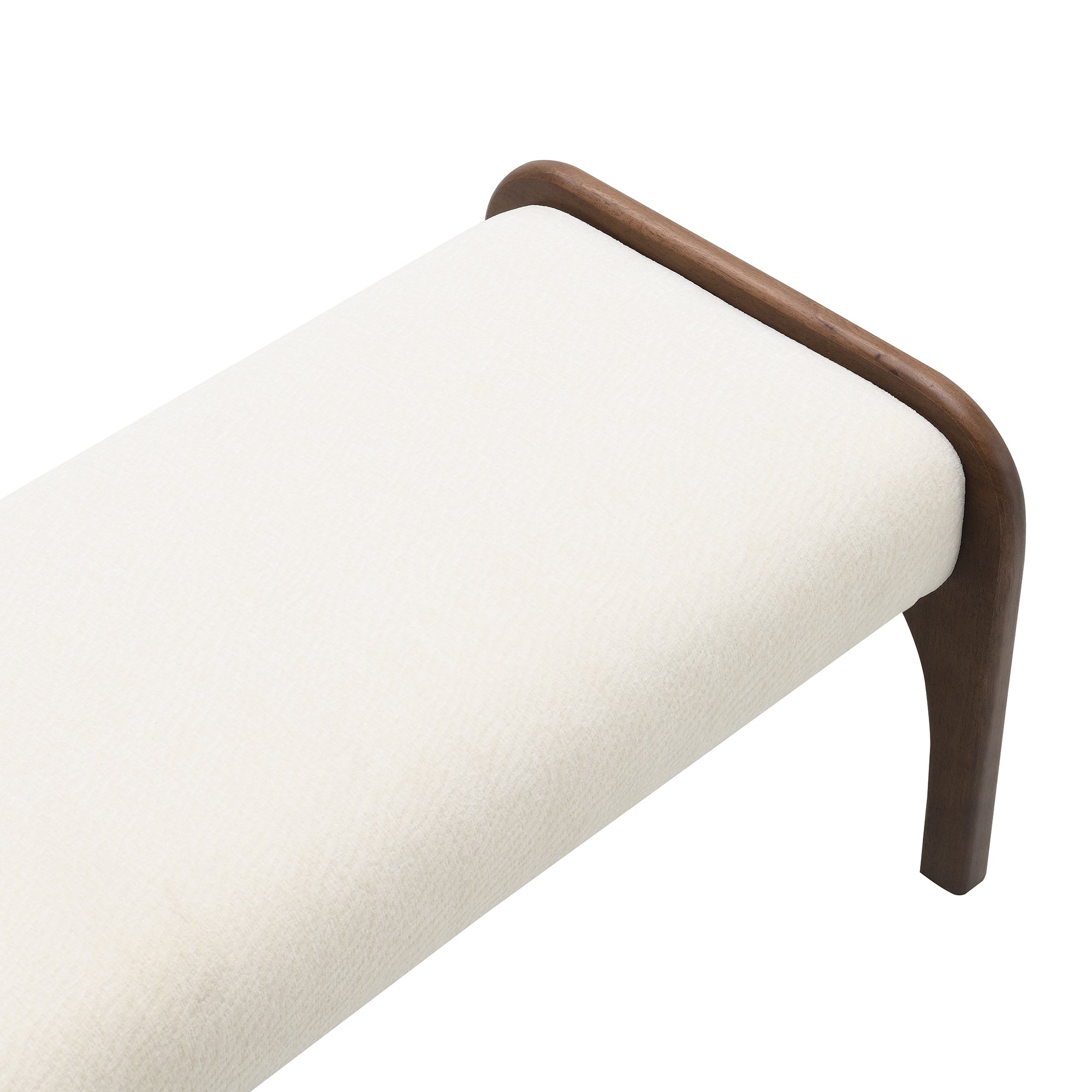 50.25 Inch Upholstered Long Bench