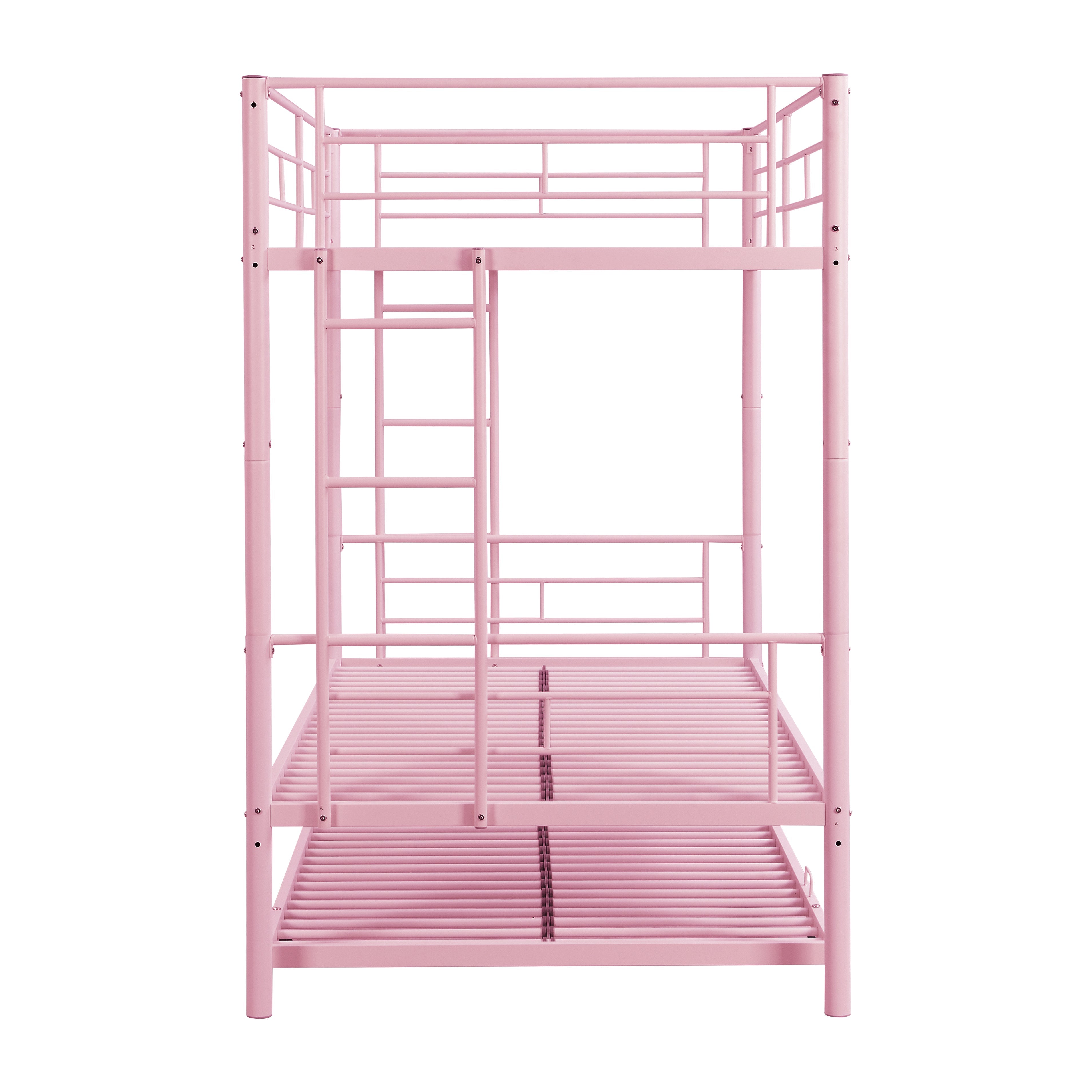 Twin Metal Bunk Bed with Trundle