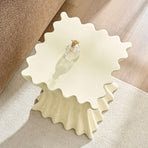15.16 Inch Vintage Fiberglass End Table