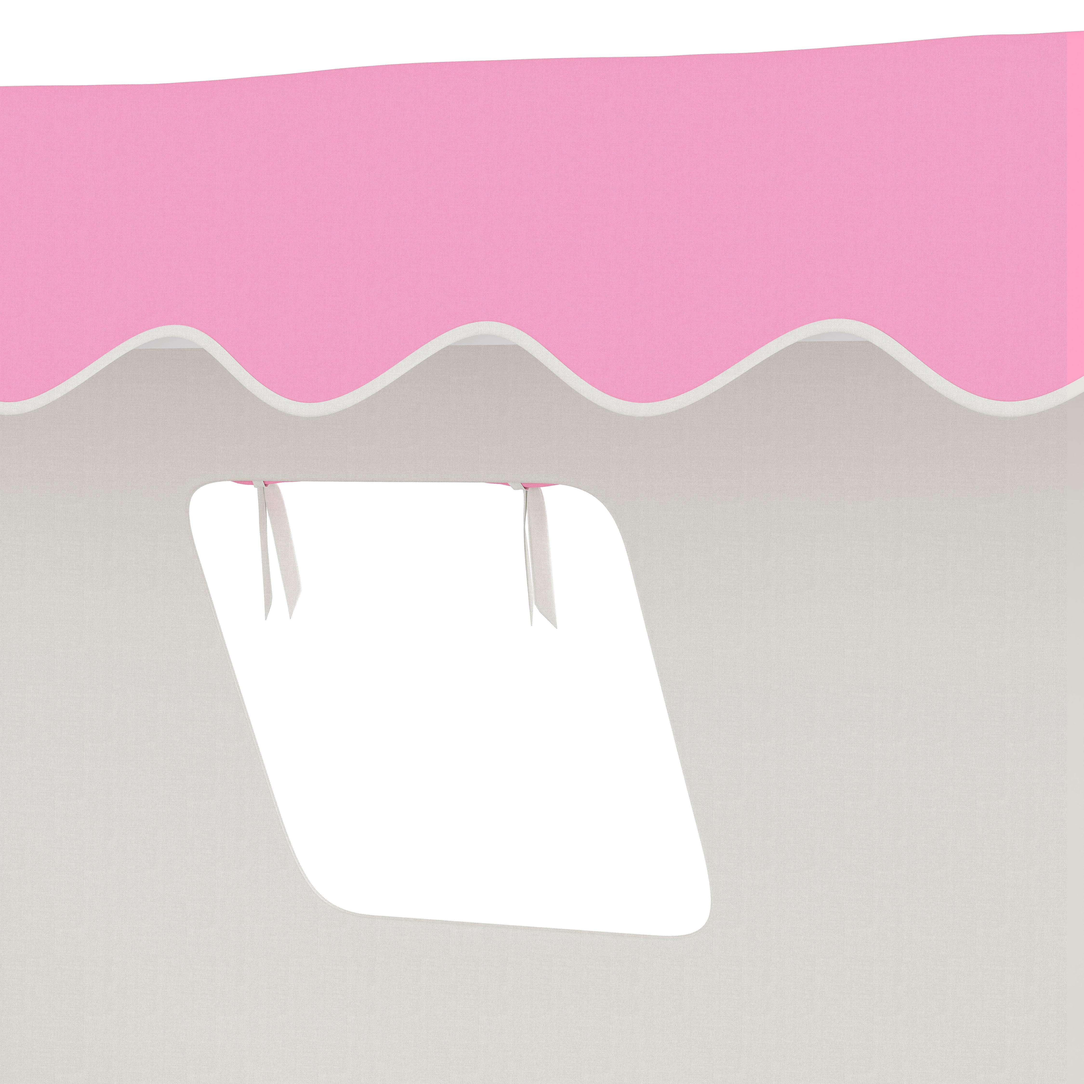 Full Size House Floor Bed with Tent and Light