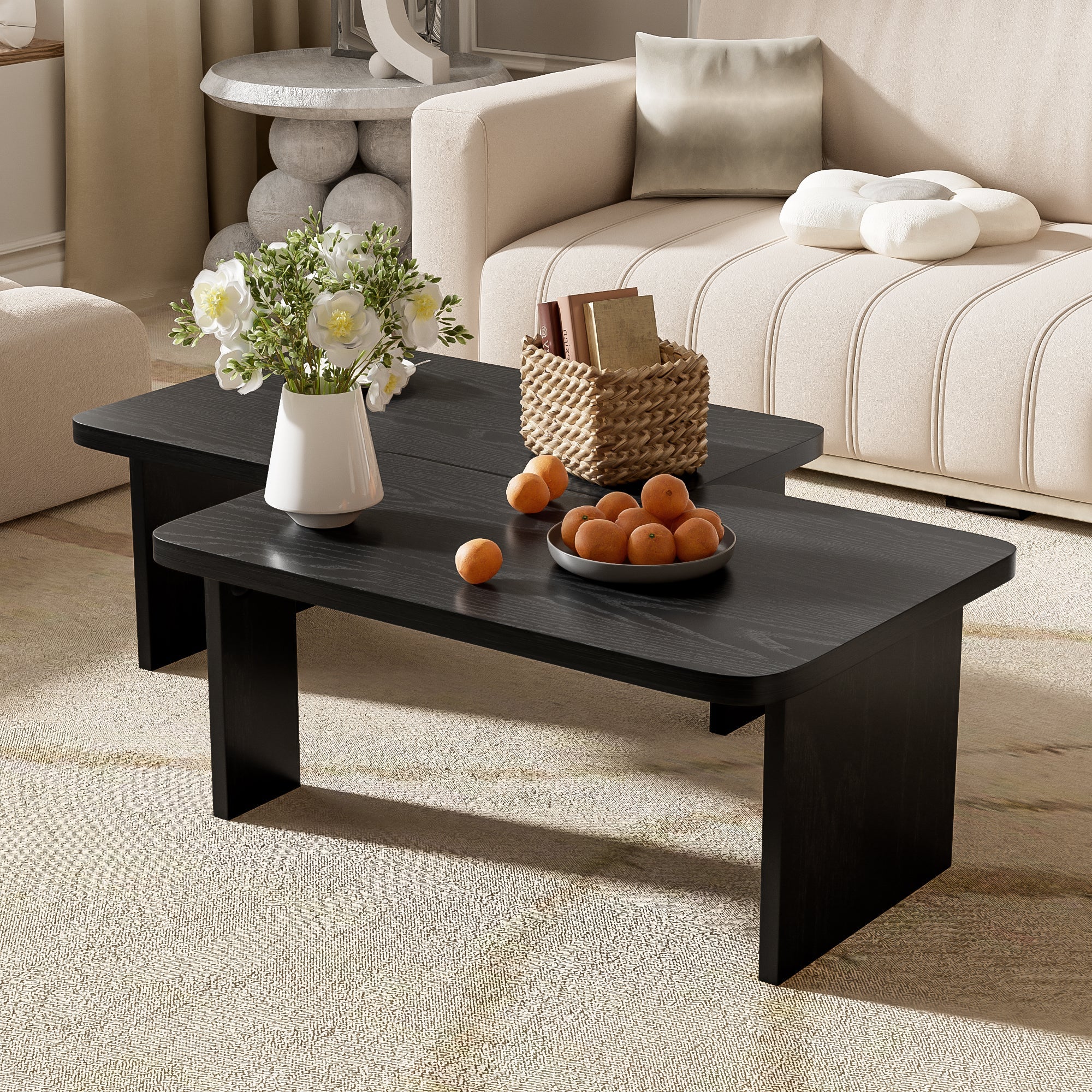U-Can Modern Minimalist Coffee Table Set