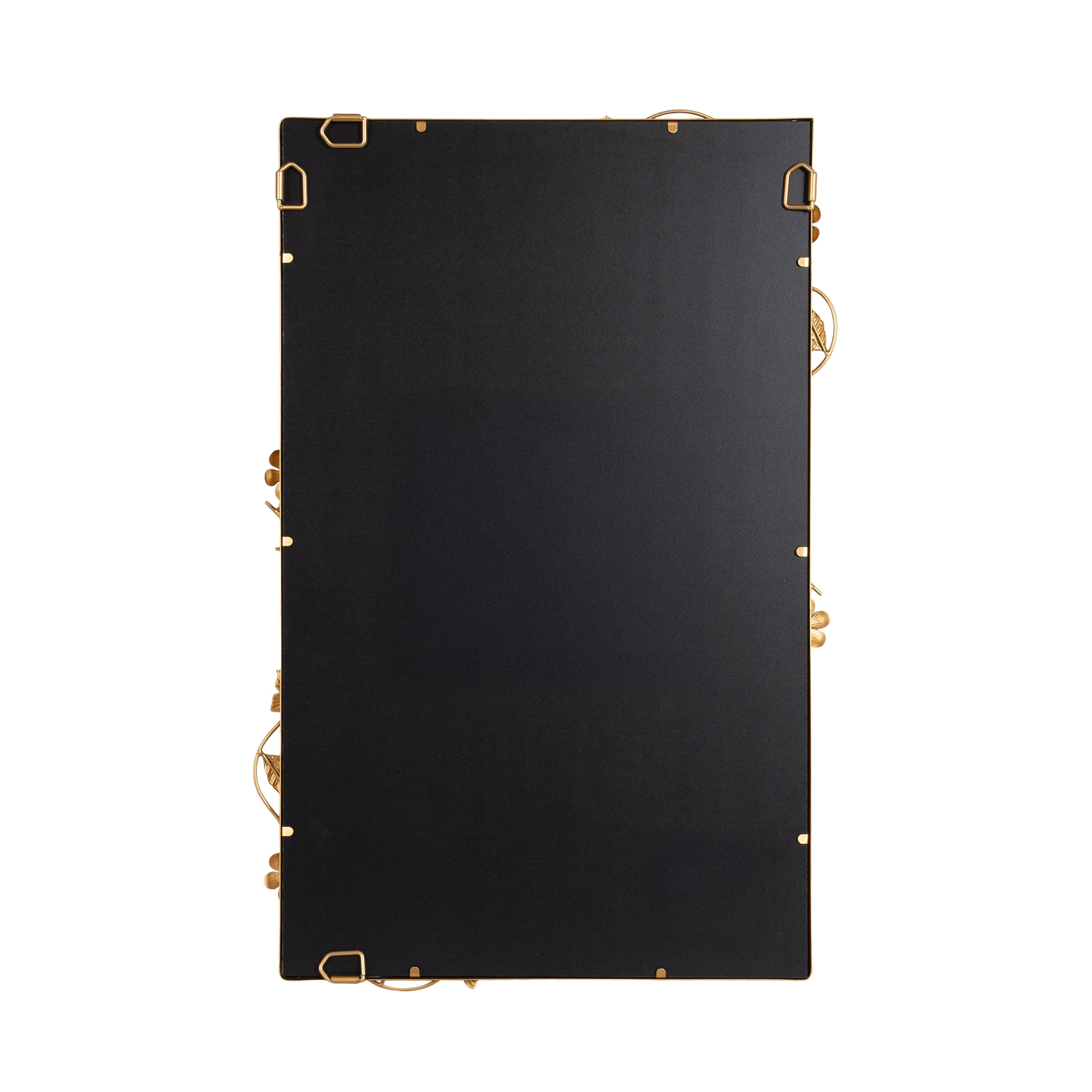 Rosella Floral Rectangular Mirror Metal