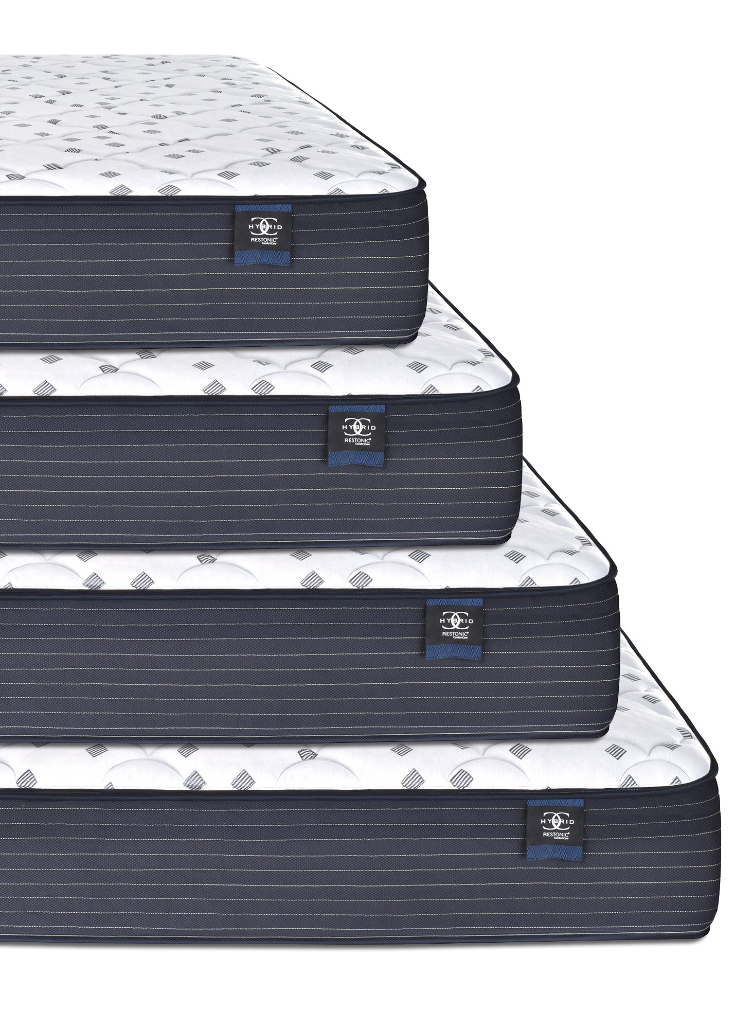 Full - Restonic ComfortCare Hybrid Restonic Direct Plush Mattress