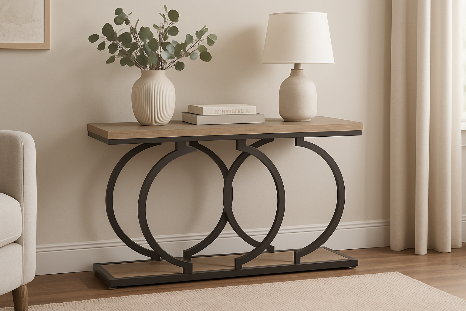 Industrial Console Table - 55