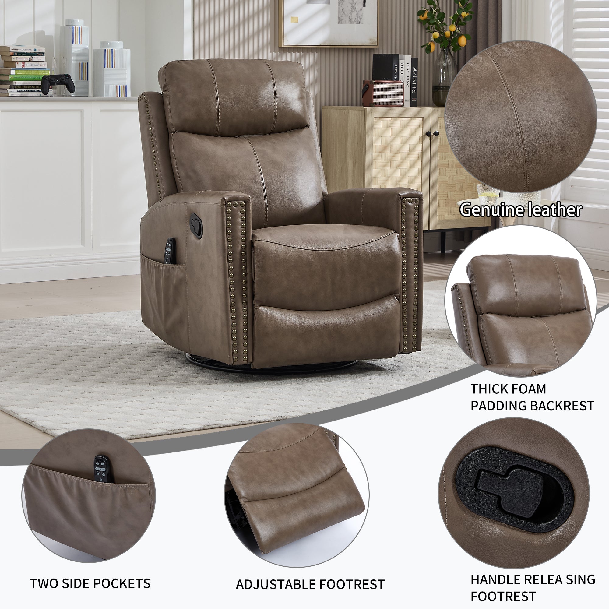 ComfortMax Camel Recliner