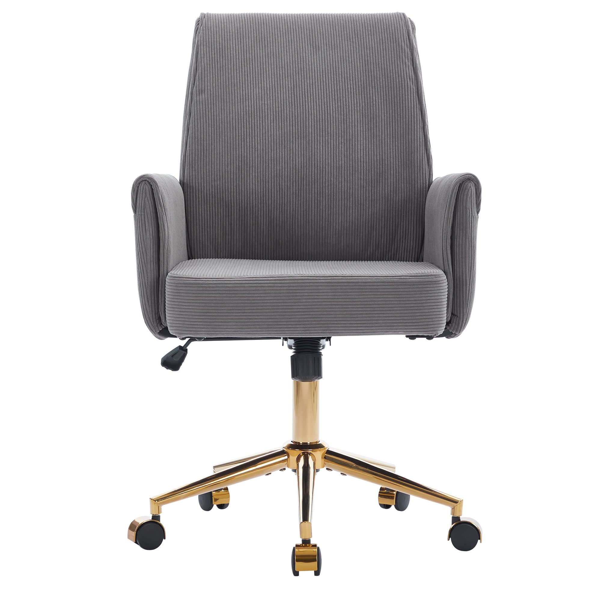 Mid-Back Liftable Office Chair - Striped Fabric