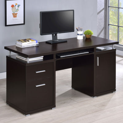 Rochelle Cappuccino Computer Desk