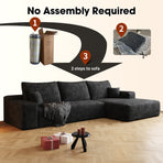 107" Cloud Sectional Couch