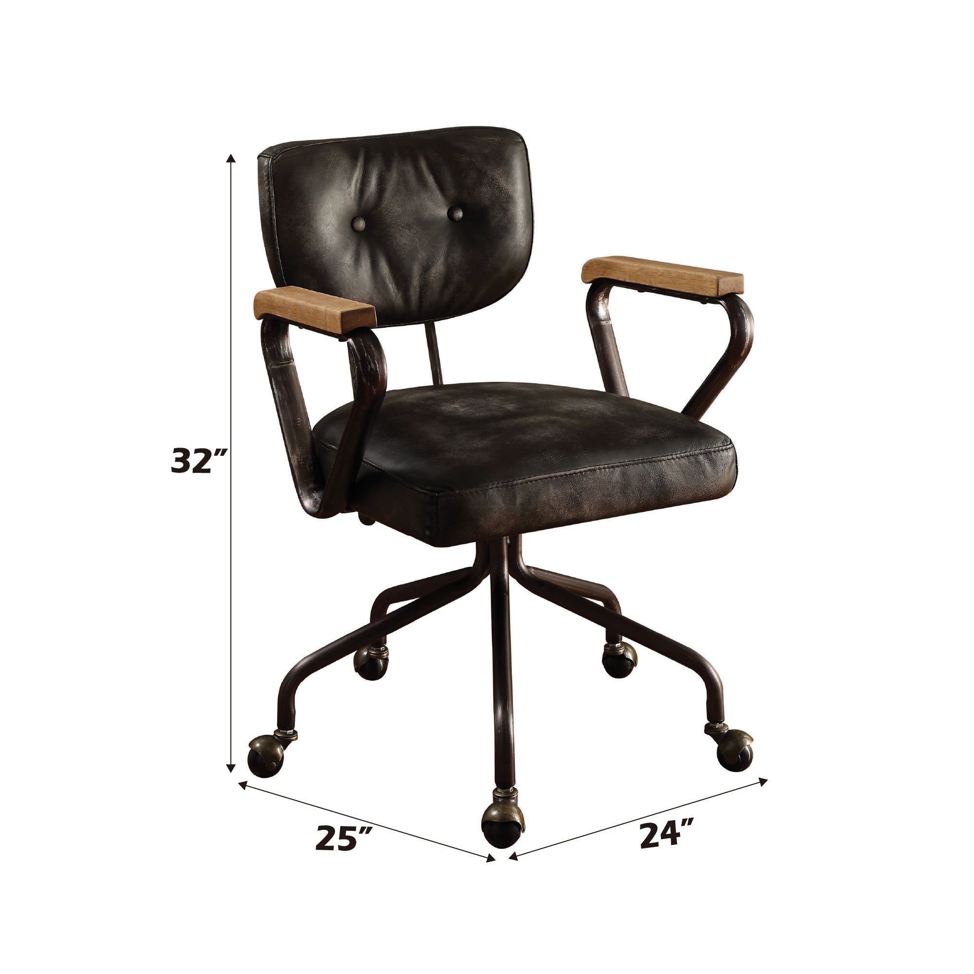 Hallie Vintage Office Chair