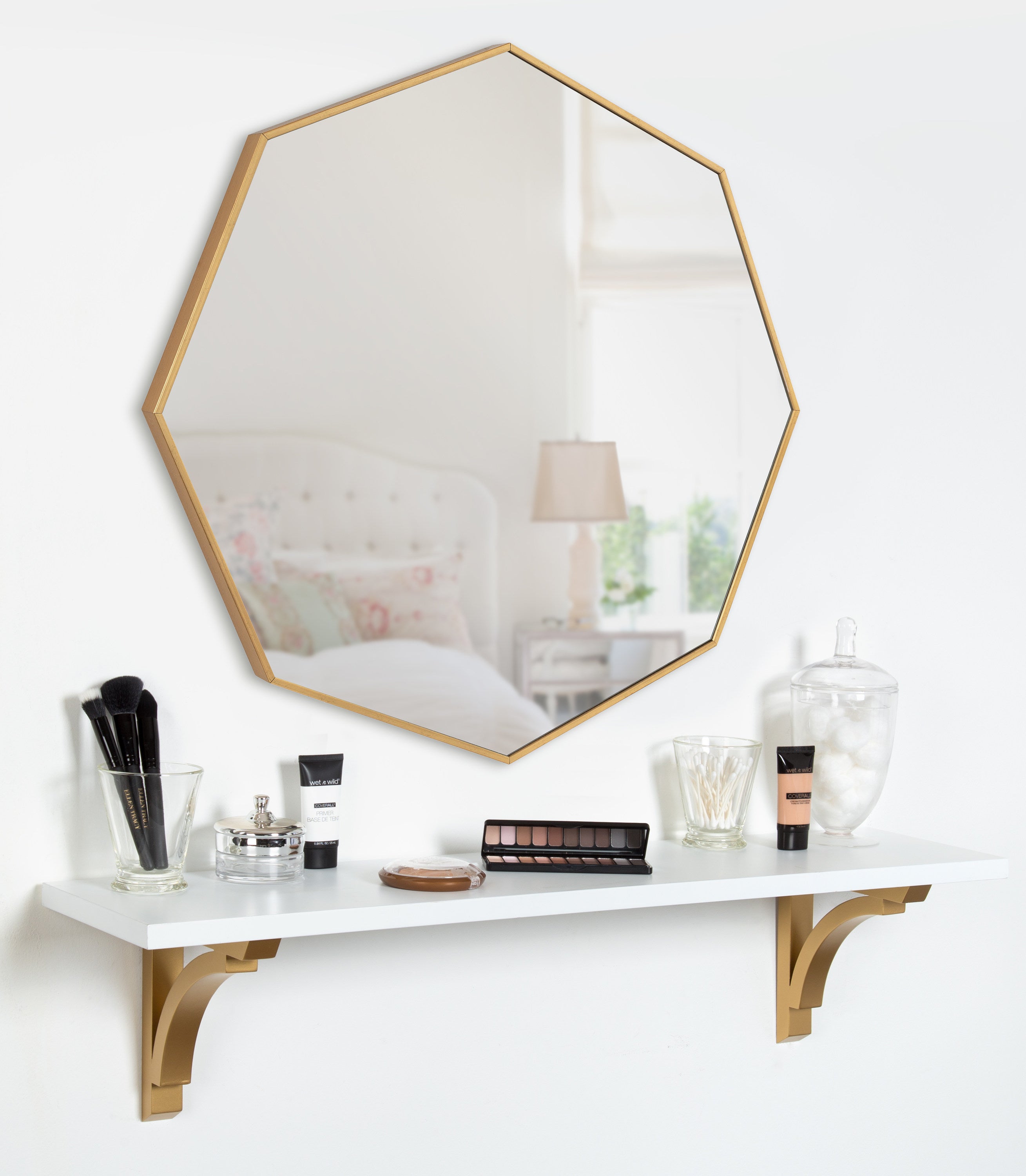 Rhodes Modern Octagon Mirror