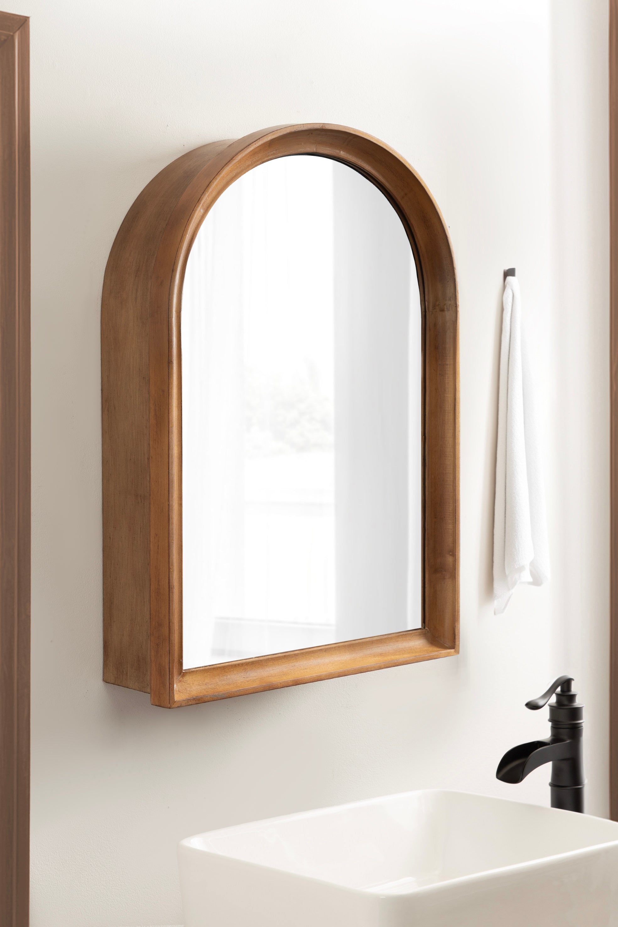 Hatherleigh Arch Mirror Vanity Cabinet