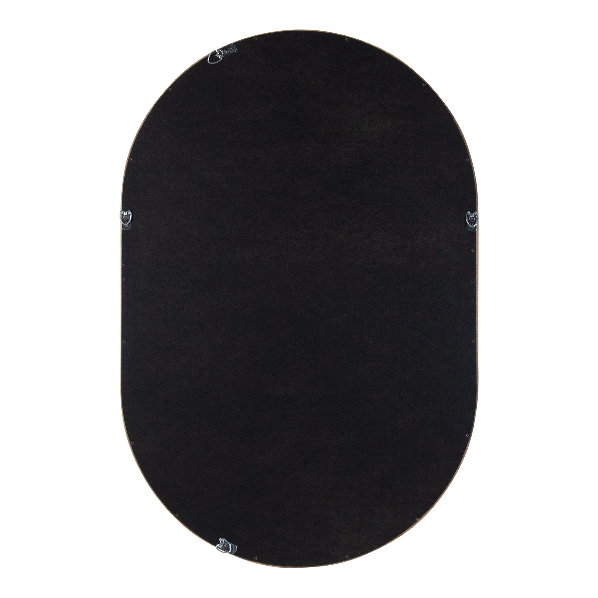 Hutton Wood Framed Capsule Mirror