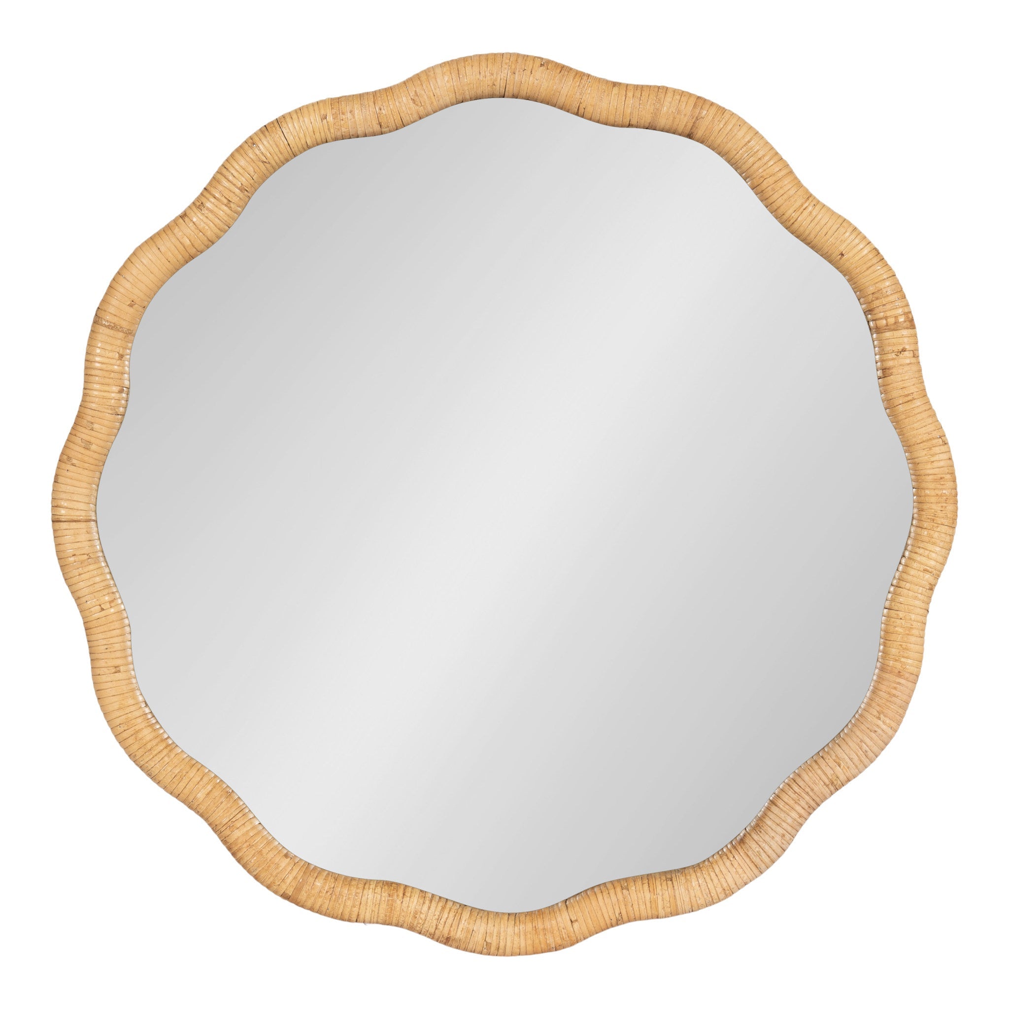 Rahfy Scallop Framed Wall Mirror