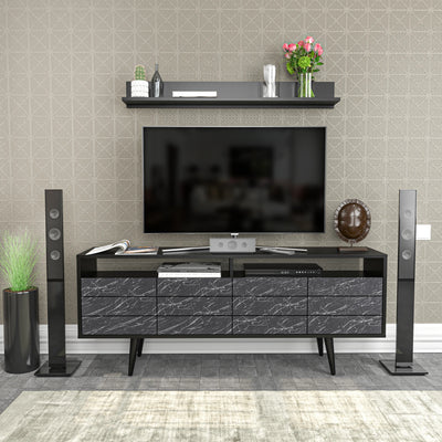 Ola 63 inch Wide TV Stand Media Console for TVs up to 72 inch