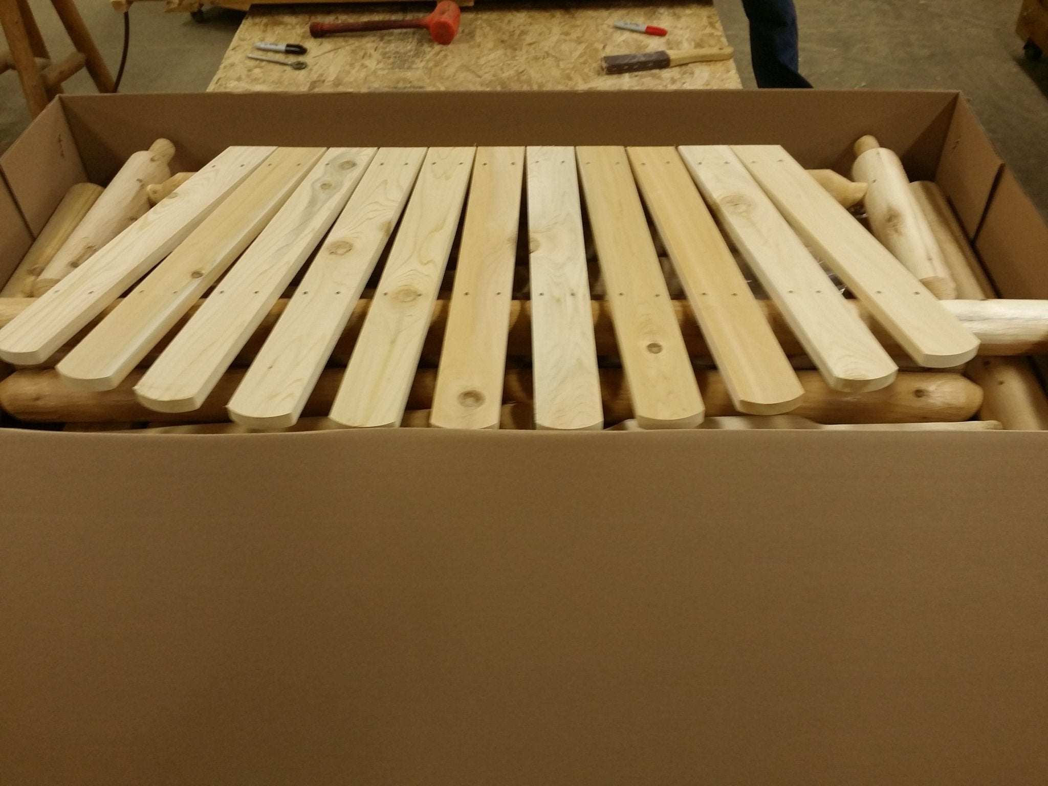 Outdoor Wood Bench