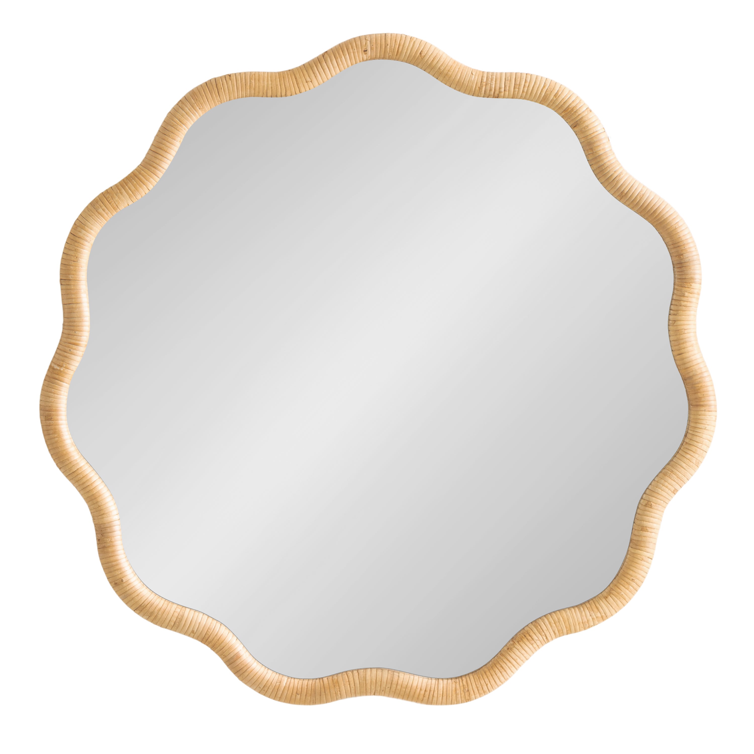 Rahfy Scallop Framed Wall Mirror