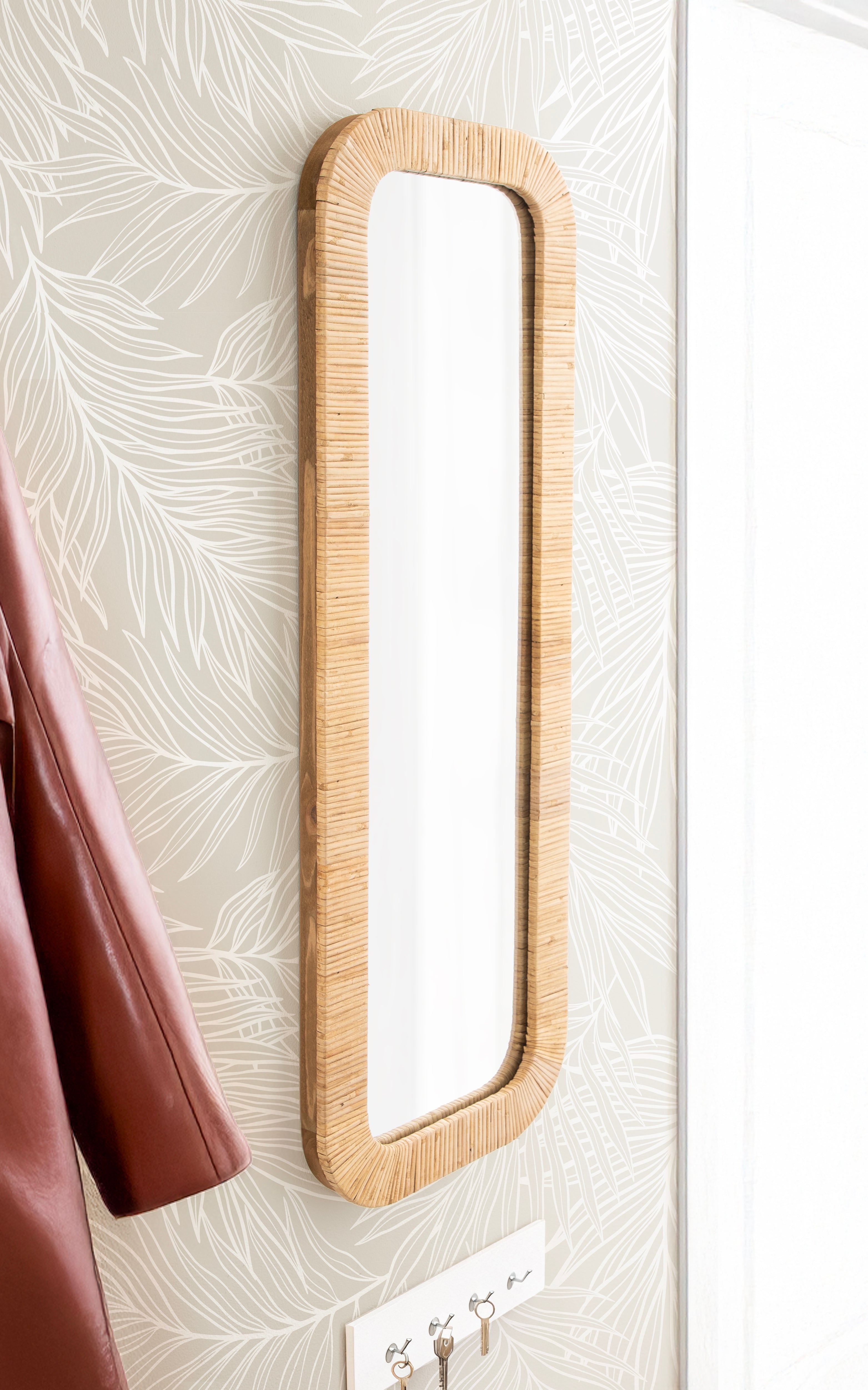 Rahfy Rectangle Framed Wall Mirror