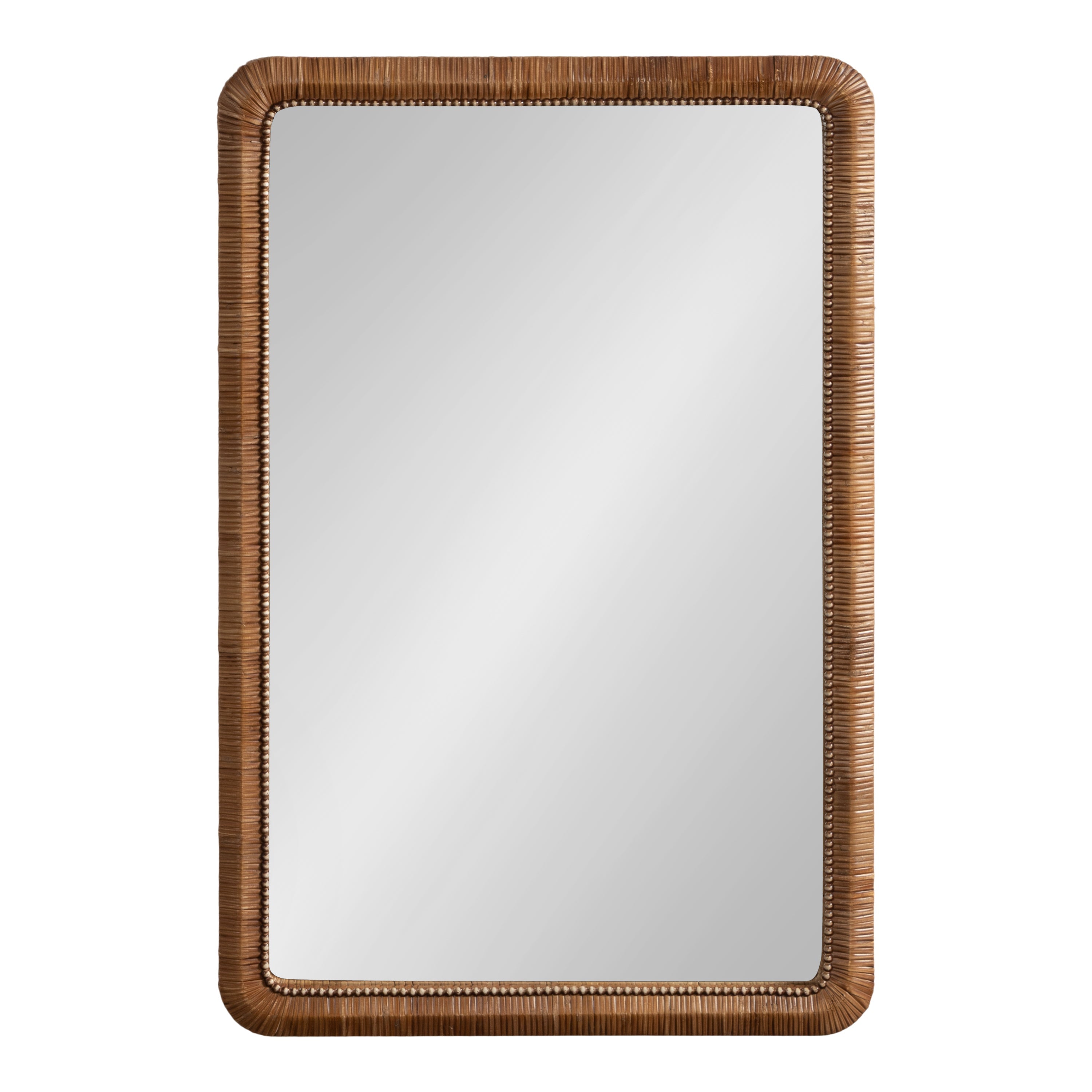 Rahfy Beaded Rectangle Framed Mirror